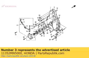 Honda 11352MN5000 abarrotar un tubo - Lado inferior