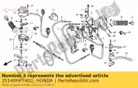 35140HP7A02, Honda, sw assy, ??electricidad honda trx trxfa fourtrax rancher at 420, Nuevo