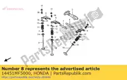 Aqui você pode pedir o eixo, ex. Braço de balanço em Honda , com o número da peça 14451MF5000: