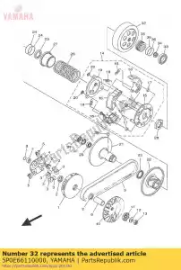 yamaha 5P0E66110000 scatola frizione com - Il fondo