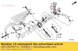 Honda 45518GM9711 piatto, diaframma - Il fondo