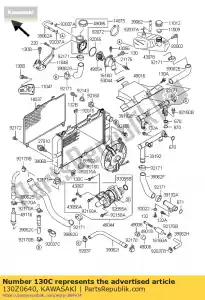 Kawasaki 130Z0640 à boulon - La partie au fond