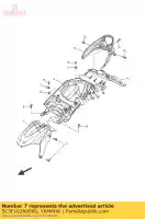 5C3F162A0000, Yamaha, crochet yamaha ns yn 50 2009 2010 2011 2012 2013 2014 2015 2016, Nouveau