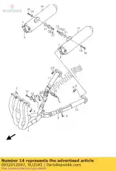 Qui puoi ordinare cuscino, exh spr da Suzuki , con numero parte 0932012067: