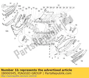 Piaggio Group 1B006545 lh mat - Onderkant
