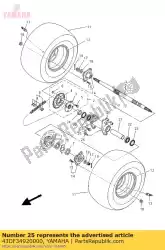 Tutaj możesz zamówić ? Ruba od Yamaha , z numerem części 43DF34920000: