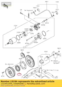 kawasaki 131941094 clutch-oneway klf400-b1 - Bottom side