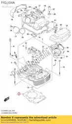 Tutaj możesz zamówić uszczelka, cylinder od Suzuki , z numerem części 1114140H00: