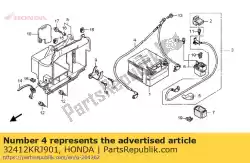 Here you can order the cable,earth from Honda, with part number 32412KRJ901: