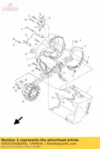 yamaha 5WGE26690000 przepustnica, os?ona powietrza - Dół