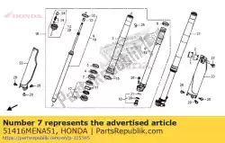Aqui você pode pedir o colarinho em Honda , com o número da peça 51416MENA51: