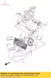 Ici, vous pouvez commander le ressort, compression (52g) auprès de Yamaha , avec le numéro de pièce 90501101A700: