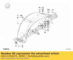 Here you can order the reinforcement from BMW, with part number 46511454075: