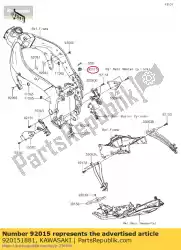 Here you can order the nut zx750-j2 from Kawasaki, with part number 920151881: