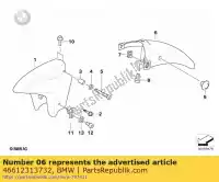 46612313732, BMW, enjoliveur de roue avant, arrière - schwarz bmw  1100 1150 1200 1992 1993 1994 1995 1996 1997 1998 1999 2000 2001 2002 2003 2004 2005 2006, Nouveau