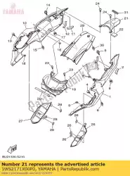 Here you can order the cover, side 6 from Yamaha, with part number 1WS2171X00P0: