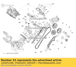 Aprilia 1A005186, Decompressieveer, OEM: Aprilia 1A005186