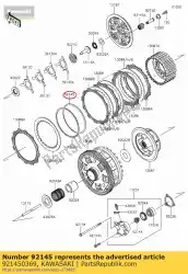 Here you can order the spring,judder zx1400a6f from Kawasaki, with part number 921450369: