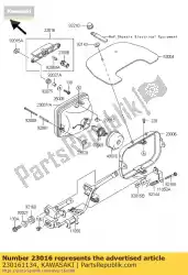 Here you can order the lamp-assy,position from Kawasaki, with part number 230161134: