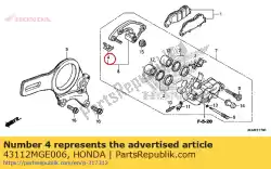 Here you can order the retainer from Honda, with part number 43112MGE006: