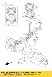 suzuki 1216418E000C0 ?o?ysko, trzpie? crk - Dół