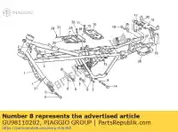 GU98110202, Piaggio Group, wkr?t moto guzzi ntx x polizia pa a serie 350 650 750 1 2, Nowy