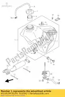 4410029F3025Y, Suzuki, tank assy,fuel suzuki dr z 400 2000, New