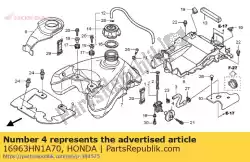 Here you can order the lever,fuel cock from Honda, with part number 16963HN1A70: