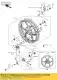 Parafuso do medidor de engrenagem, 9t ex250k8f Kawasaki 410600004