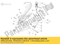 AP8220189, Aprilia, Gummi, Neu