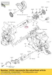 Here you can order the shaft-comp,feed klx450a8f from Kawasaki, with part number 132340036: