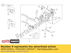 aprilia AP9100921 schraube - Unterseite