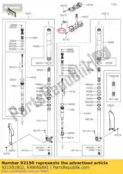 Tutaj możesz zamówić ? Ruba 5x16 kx125-k1 od Kawasaki , z numerem części 921501802: