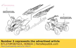 Tutaj możesz zamówić mark, honda * typ1 * od Honda , z numerem części 87127HM3870ZA: