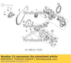 ingesloten van Piaggio Group, met onderdeel nummer RB000043, bestel je hier online: