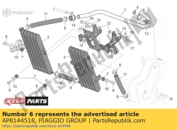 Aprilia AP8144518, Tubo, OEM: Aprilia AP8144518