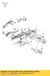 Here you can order the no. Plate brkt, main from Triumph, with part number T2305775: