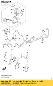 suzuki 0936010064 unión - Lado inferior