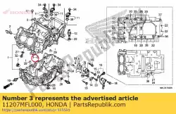 Here you can order the orifice, 1. 1mm from Honda, with part number 11207MFL000: