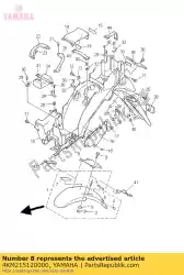 Here you can order the bracket, fender from Yamaha, with part number 4KM215120000: