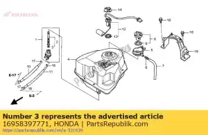 honda 16958397771 oring, 9.0x1.3 - Lado inferior