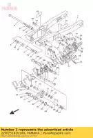 22W251810100, Yamaha, axle, wheel yamaha  yfm yz 50 80 85 1986 1987 1988 1989 1991 1993 1994 1995 1996 1997 1998 1999 2000 2001 2002 2003 2004 2005 2006 2007 2008 2009 2010 2011 2012 2013 2014 2015 2016 2017 2018, New