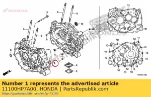 Honda 11100HP7A00 crankcase comp., fr. - Bottom side