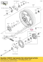 Ici, vous pouvez commander le couplage-assy, ?? Moyeu rr ex300adf auprès de Kawasaki , avec le numéro de pièce 420330574: