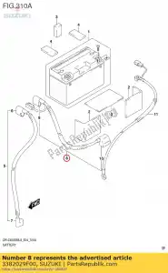 Suzuki 3382029F00 filo, batteria pl - Il fondo