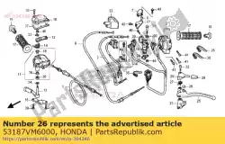 Tutaj możesz zamówić czapka, odwrotny pin od Honda , z numerem części 53187VM6000: