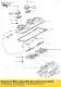 Tapa, tapa de cabeza zx600r9f Kawasaki 110650328