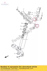 suzuki 5135549G00 machine à laver - La partie au fond