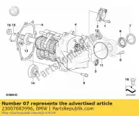 23007683996, BMW, bague en feutre - 30x44x3,35 bmw  1200 1300 2004 2005 2006 2007 2008 2009 2010 2011 2012 2013 2014 2015 2016, Nouveau