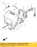 18A841200000, Yamaha, lens assy yamaha tt ty 250 600 1988 1989 1991 1993 1994, Nieuw